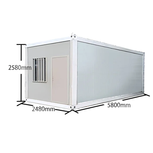 Luxury 2-storey prefabricated villa with modular prefabricated container room with living room