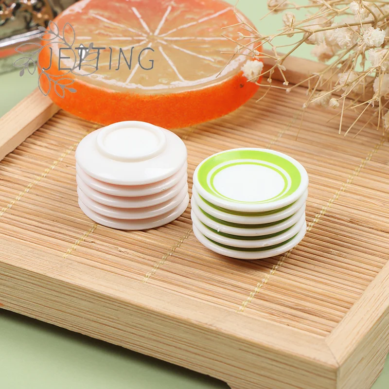 ชุดจานชามจิ๋วทนทาน 1 ชุด อุปกรณ์ตกแต่งบ้านตุ๊กตาขนาดเล็ก