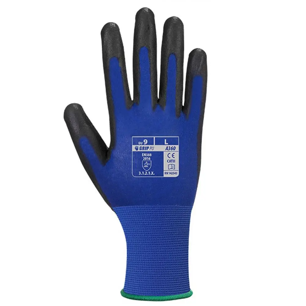 Tool Ulthin Anti-static Gloves Blue&black Flexible Working Gloves Fine Work Breathable Work Safety Gloves Electronics Factory