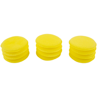 Foam Sponges Pads 100*6mm Fine pore polyester Polishing Waxing Applicator Car Cleaning Auto 12pcs 2018 Hot Sale