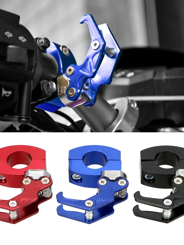 AliExpress NONE Luggage Bag Hanger 4 Colors Motorcycle Bike bicycle Hook Helmet Claw Hook Aluminum Alloy Moto Accessories Storage Bag Holder