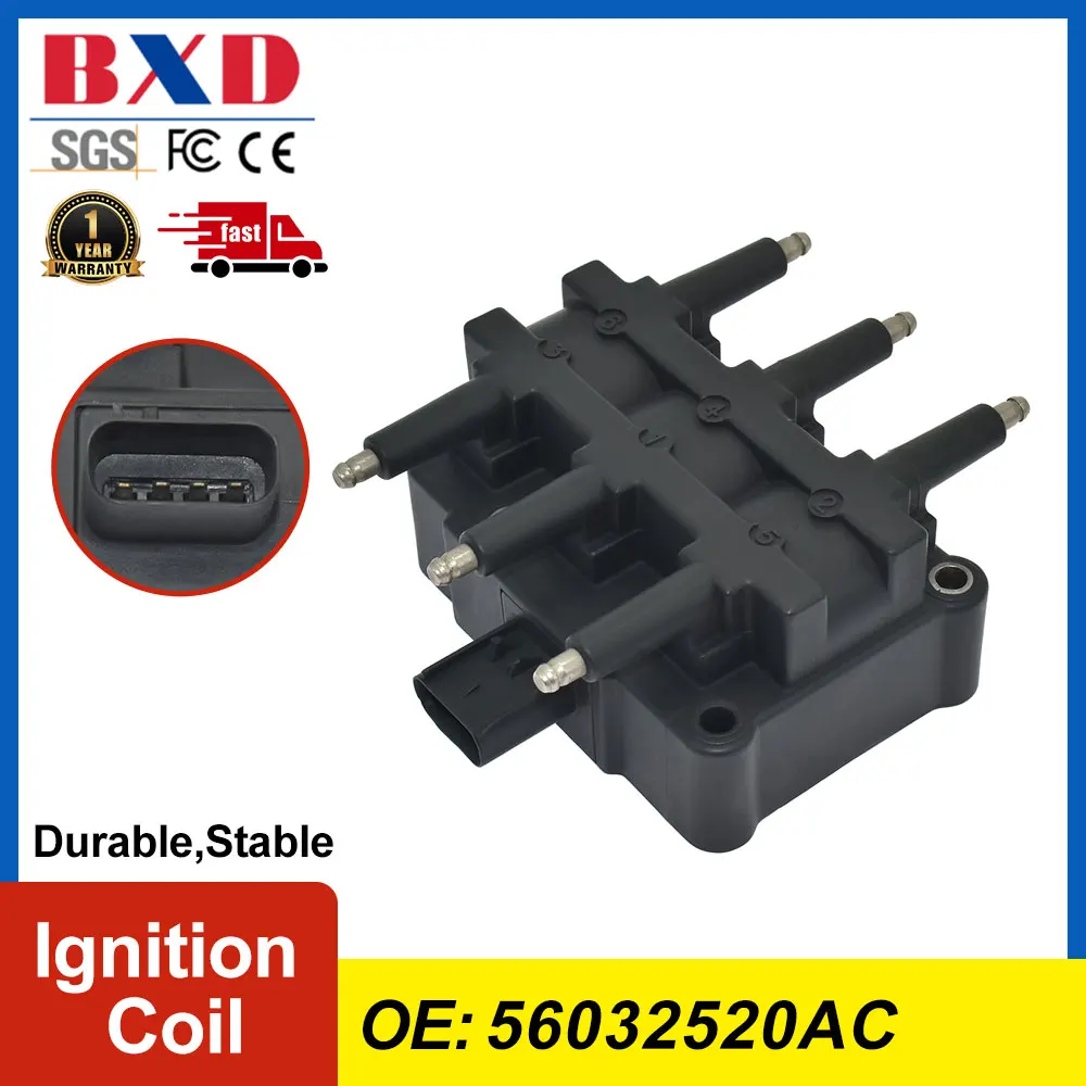 

Ignition Coil 56032520AC For CHRYSLER GRAND VOYAGER PACIFICA, DODGE CARAVAN VIPER, JEEP WRANGLER, VOLKSWAGEN ROUTAN