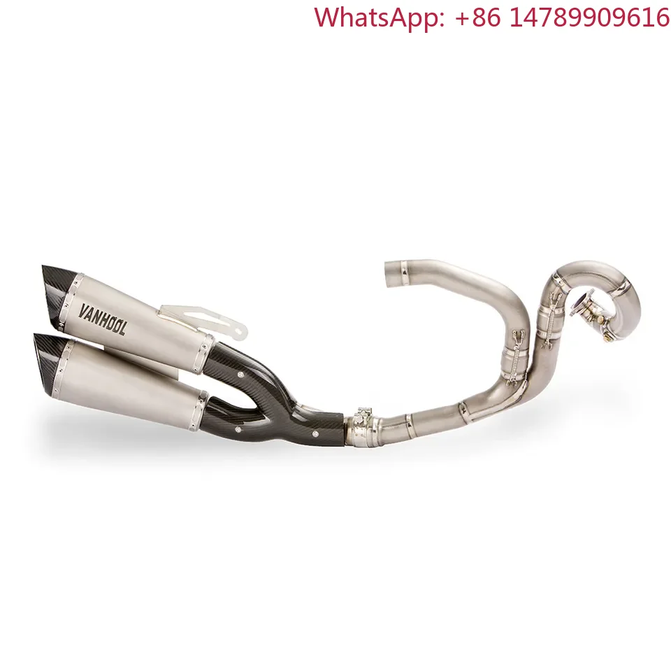 Universal Motorcycle Exhaust Pipe for 1260cc  Bike, Titanium Performance Muffler, Aftermarket Racing Escape Parts