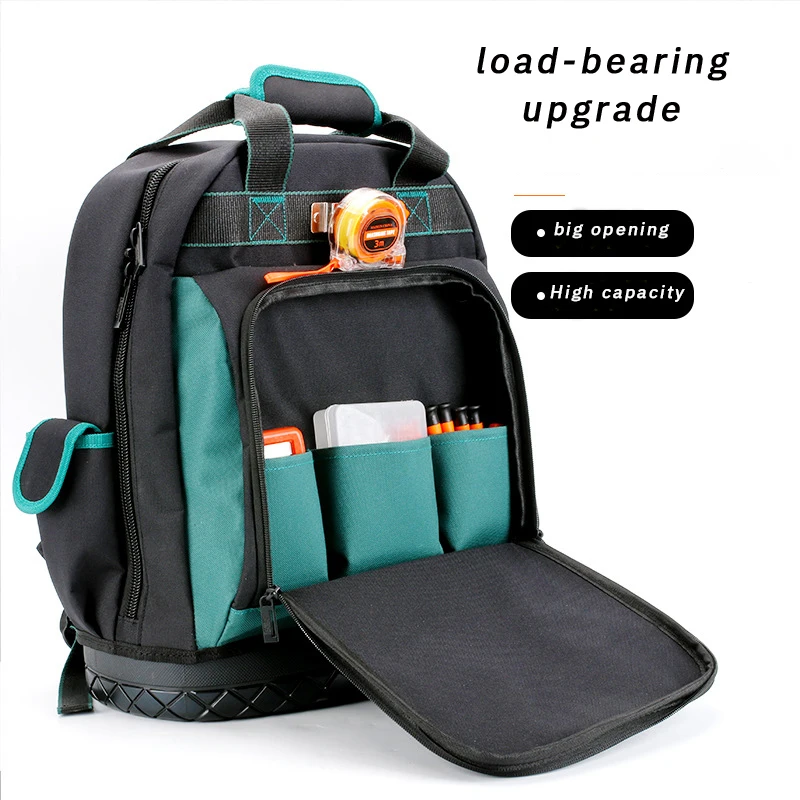 1PC Shoulder Kit Multifunctional Elevator Maintenance Wear Resistant Canvas Portable Install Electrician Special Tool Backpack