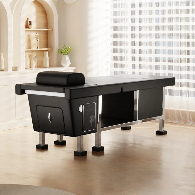 

X Hair treatment shampoo bed water circulation fumigation water heater, massage integrated barber shop water circulation system