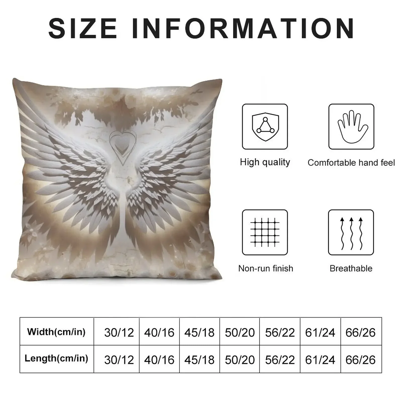 ANGEL WINGS Throw Pillow Cushion Cover For Sofa pillow pillowcase Cushions For Decorative Sofa pillow