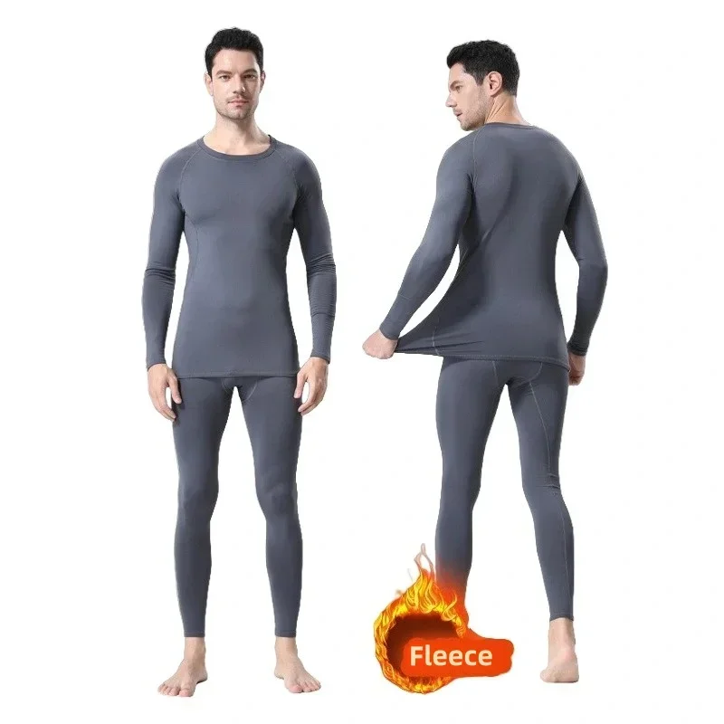 Men Winter Thermal Underwear Top Warm Inner Wear Thermal Shirt Blouse Man Compression Shirt Sports First Layer Thermo Clothes