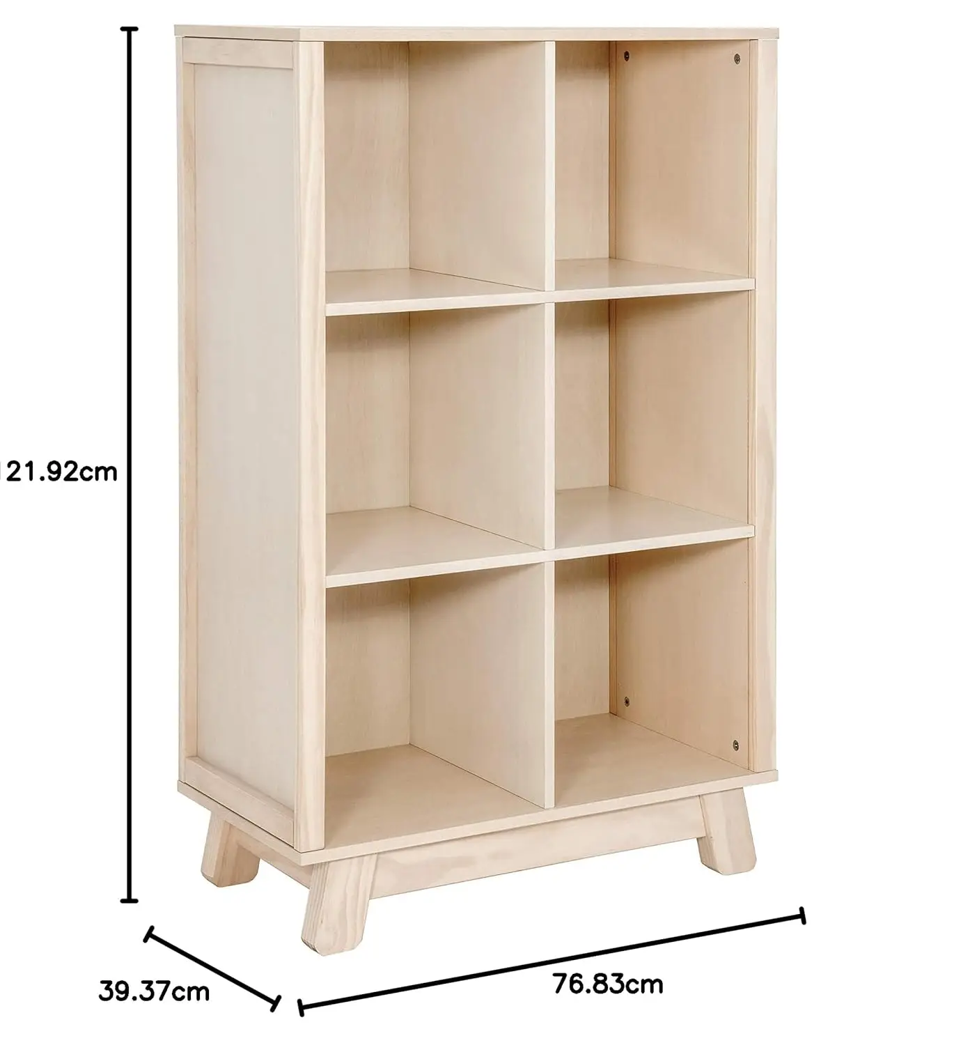 Cubby Bookcase in Washed Natural