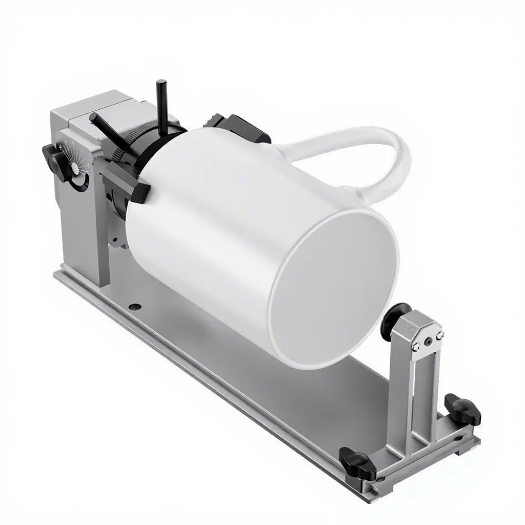 450nm Rotary Roller Axis Attachment for Engraving Machine, Synchronous Rotation Support