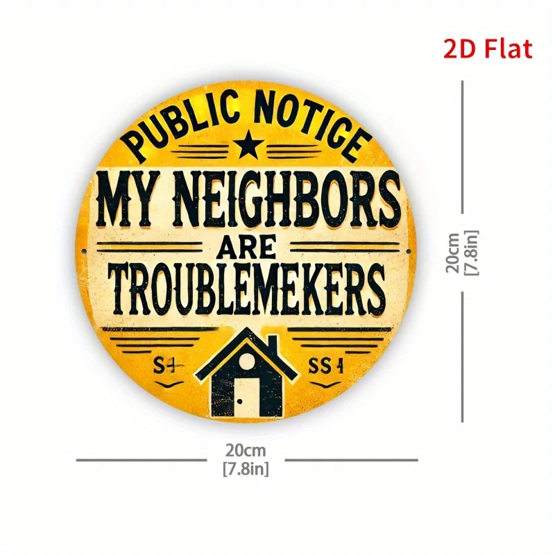 2D Flat - 1pc Funny 
