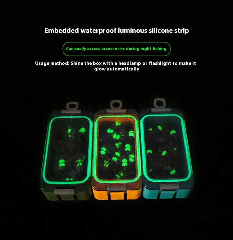 New 8# 10# Luya Shrimp Fishing Group Luminous Ball Bearing Rolling and Rotating Solid Ring Buckle Set Pin Set Fishing Connector