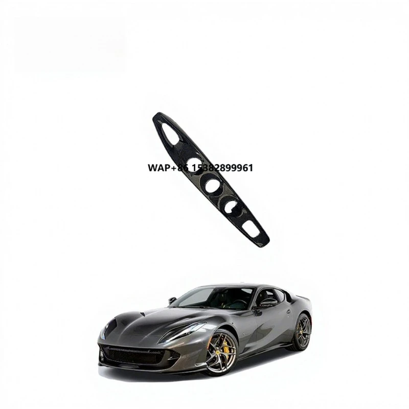 Fit for  812 2017-2020 Superfast Center Console Full Dry Carbon Transmission Control Panel  Bridge Central Console Cover