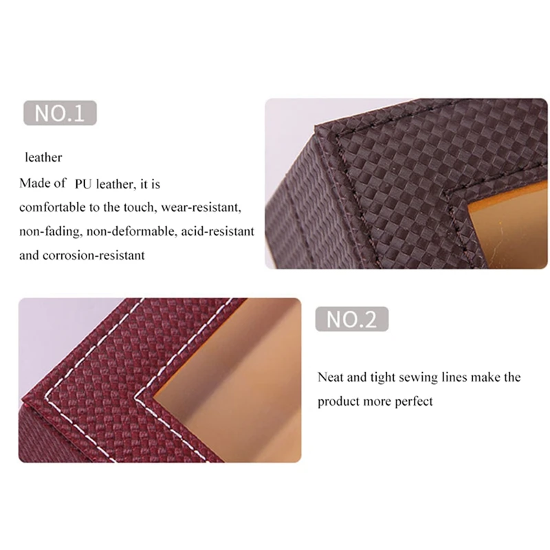 صندوق تخزين خشبي لعرض الأقلام ، حافظة أقلام PU فاخرة من 3 طبقات ، نافذة زجاجية ، حافظة حبر ، منظم جمع الأقلام ، 36 فتحة