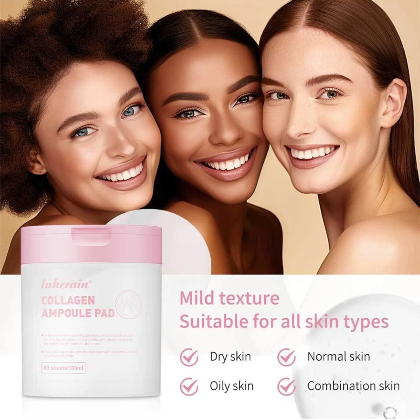 

Toner cotton tablets cotton pads wet compress facial moisturizing firming skin improving fine lines brightening skin tone lotion