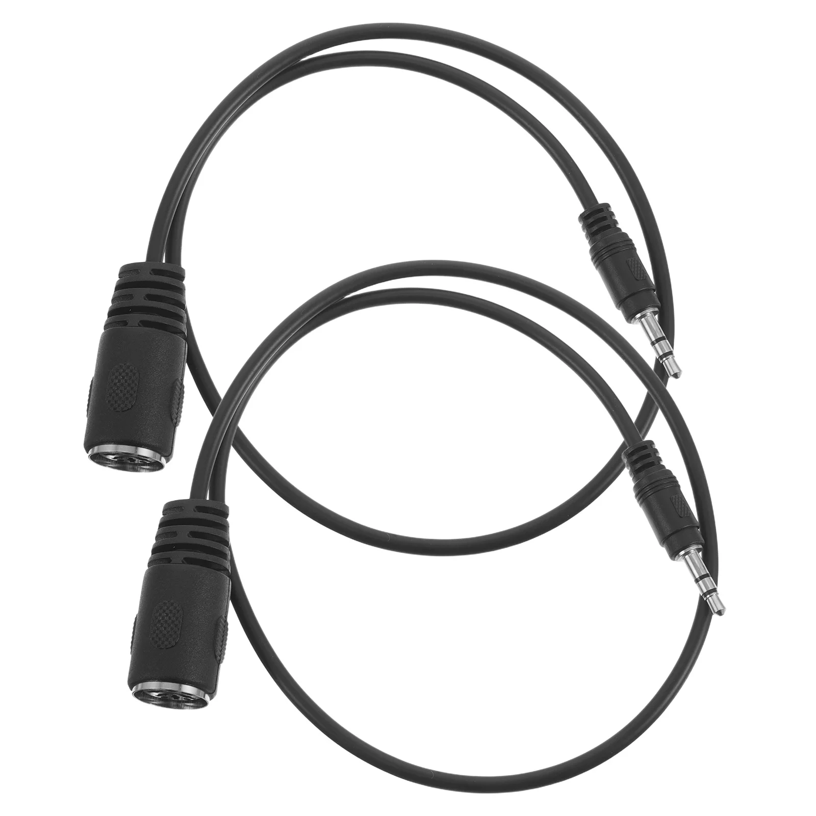 

2pcs Adapter Cable Sound Card Connection 3.5mm to DIN 5PIN MIDI for Sound Card Drum Recording Copper Aluminum PVC