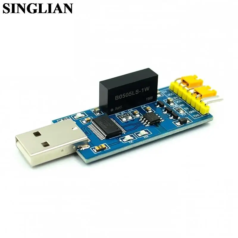 FT232 Isolated Serial Port Module USB To TTL USB To Serial Port Magnetic Isolation FT232RL Photoelectric Isolation