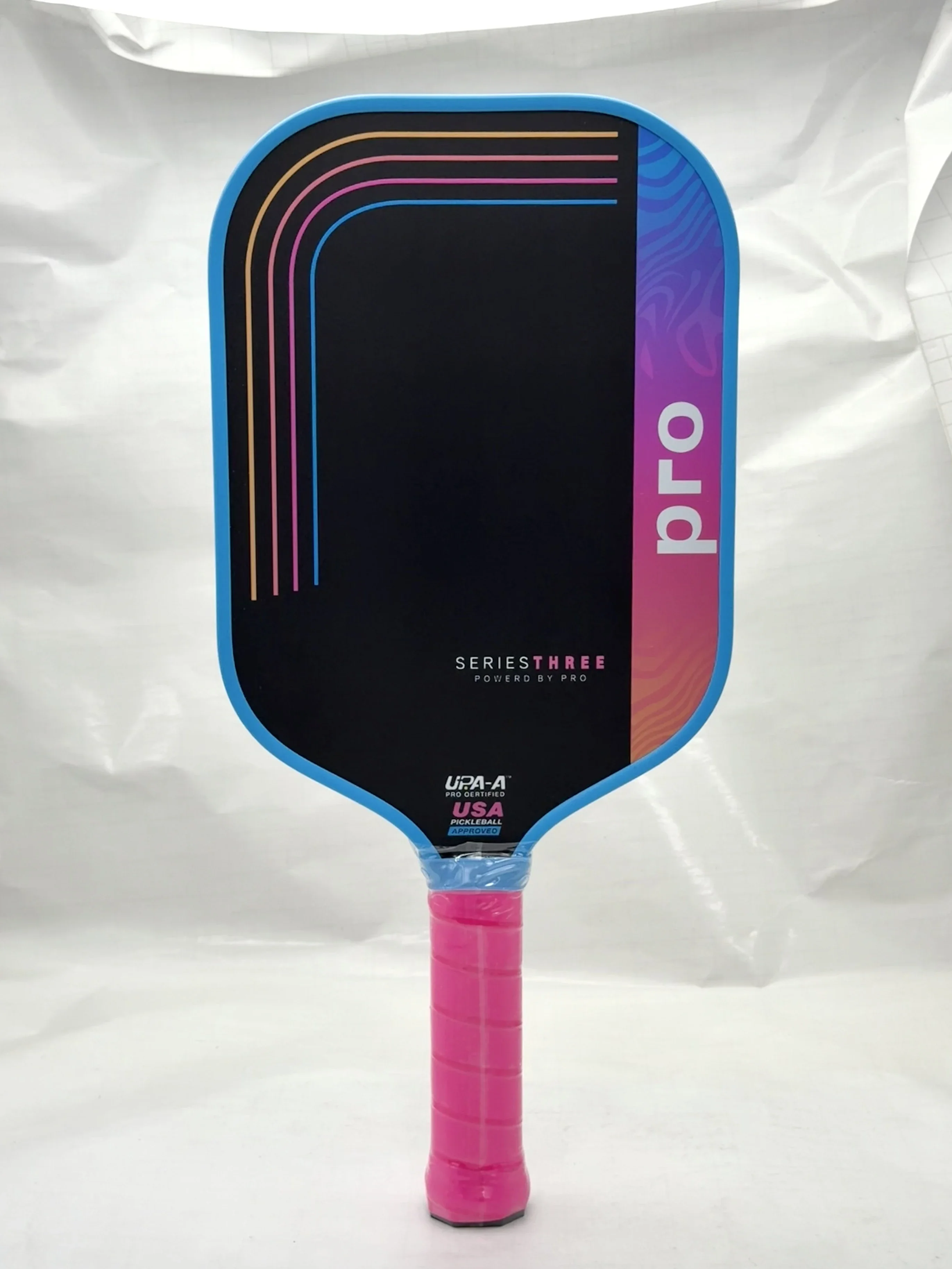 

High elasticity core flamingo Gen3 16mm hot pressed T700 original carbon fiber USAPA certified pickleball paddle