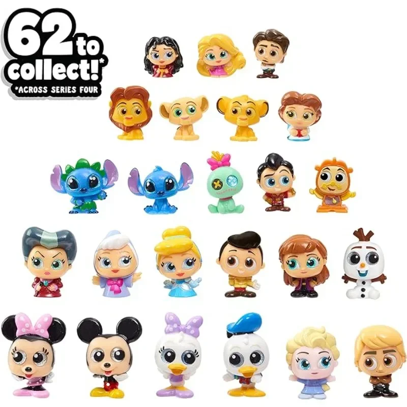 Disney Doorables Series 4 Mickey & Friends Tangled Cinderella Finding Nemo Beauty and The Beast Sparkly Glittery Eyes Doll Toys