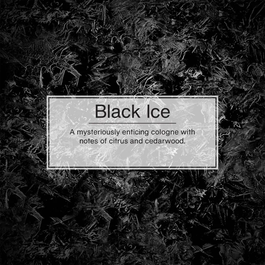 Black Ice Air Freshener, 3 Pack Scented Paper Car Fresheners, Disposable Long‑Lasting Fragrance, Popular Scent for Men’s Vehicles