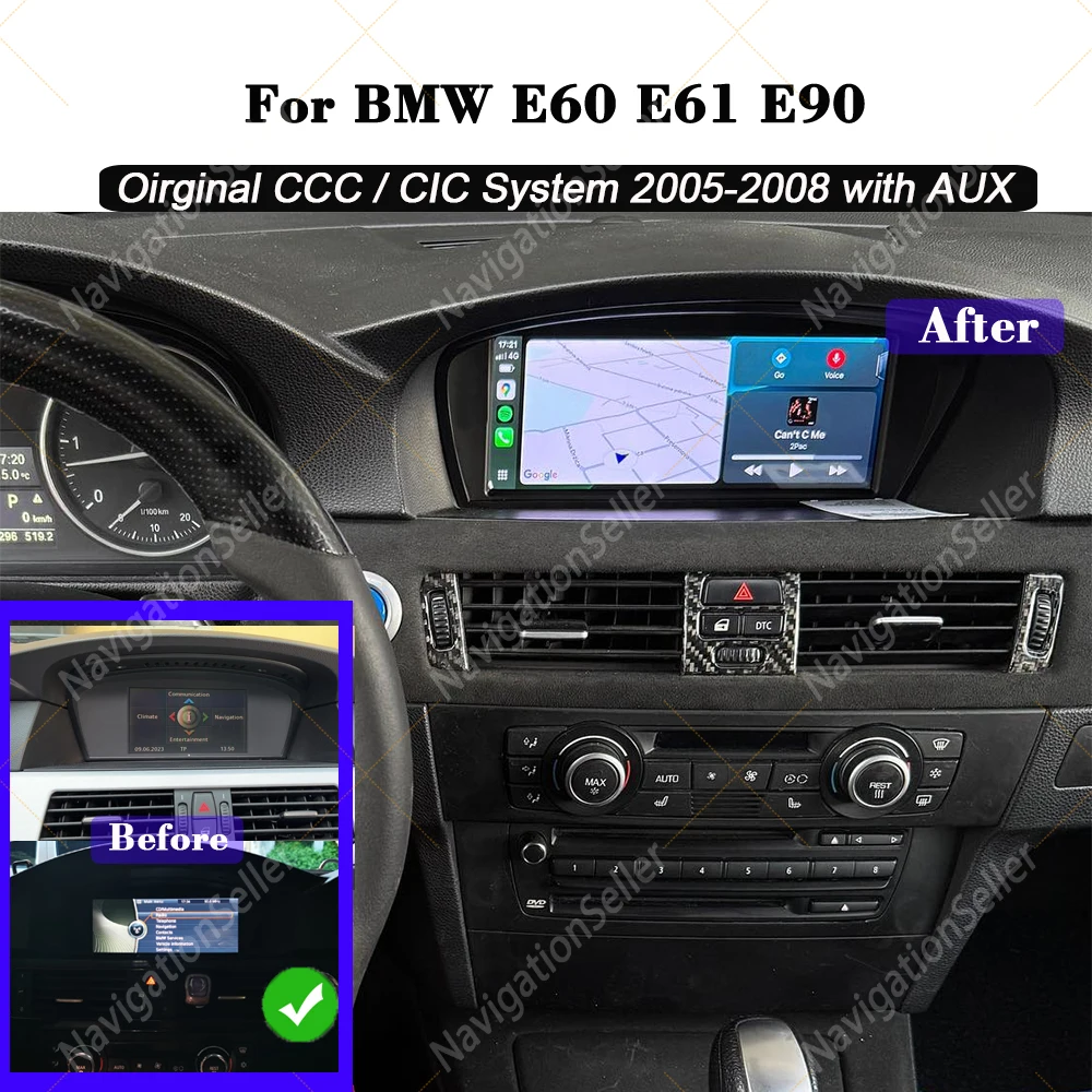 

VIGOHI 8.8" DSP IPS Android Car GPS Navigation Radio Multimedia Player for BMW 3 5 Series E60 E61 E63 E64 E90 E91 E92 E93 Screen