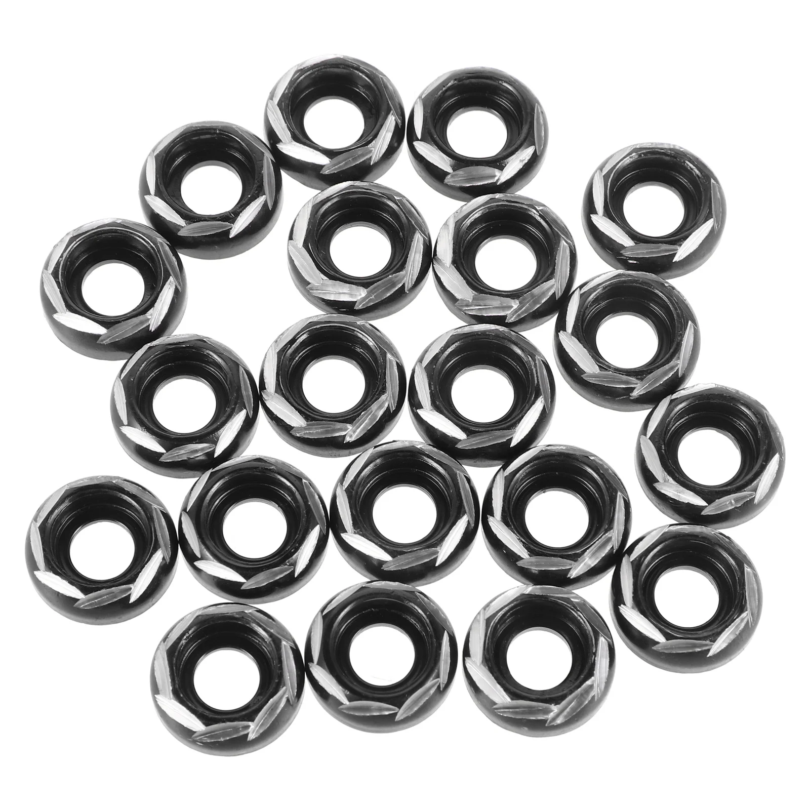 20 قطعة دراجة نارية لوحة ترخيص المسمار طوقا سبائك الألومنيوم غسالات الزخرفية للدراجات النارية تعديل الجسم الاهتزاز المستقر