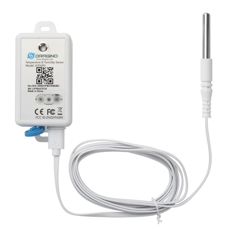 Dragino-lorawan Temperatura e Umidade Sensor Lht65n e3 com Link de Dados para Monitorar Alguns Geladeiras e Zers