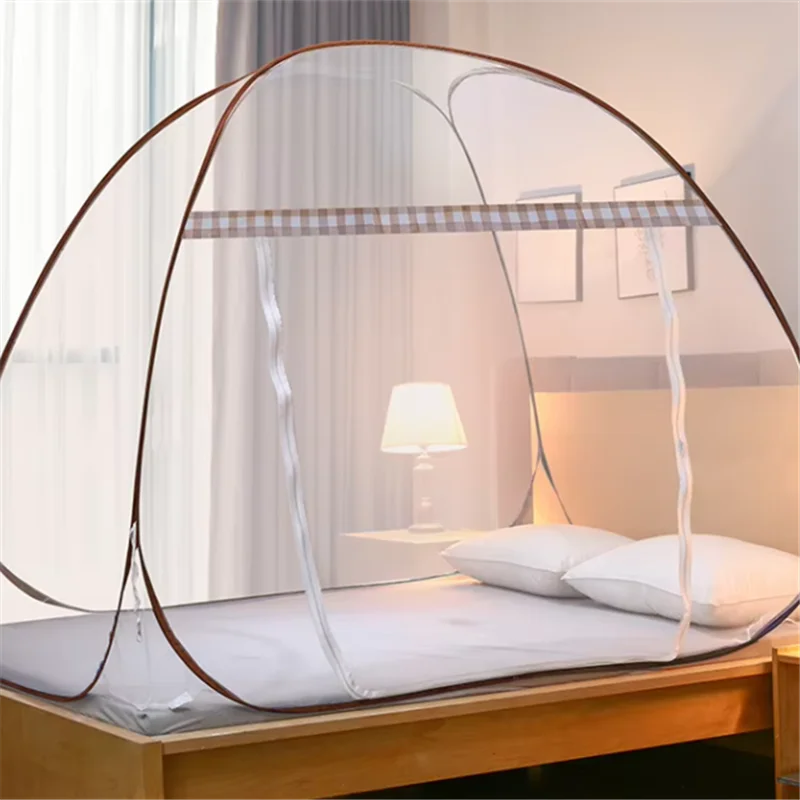 Modern Style Single Door Mosquito Net Summer Home Universal Mosquito Netting Foldable Dormitory Single Person Mosquito Net