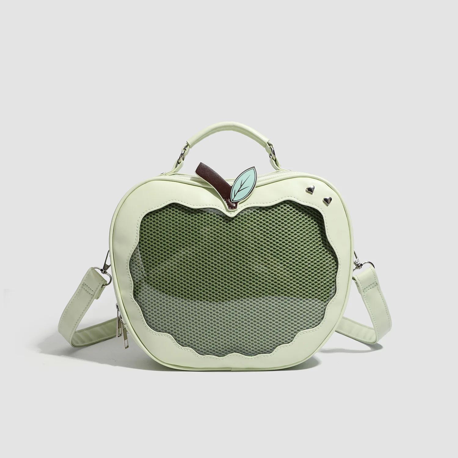 

Anime Love and Deepspace Caleb Cosplay Pu Apple itabag Backpack Cartoon Shoulders Bag Handbag Itabag for Girls and Otaku Fans