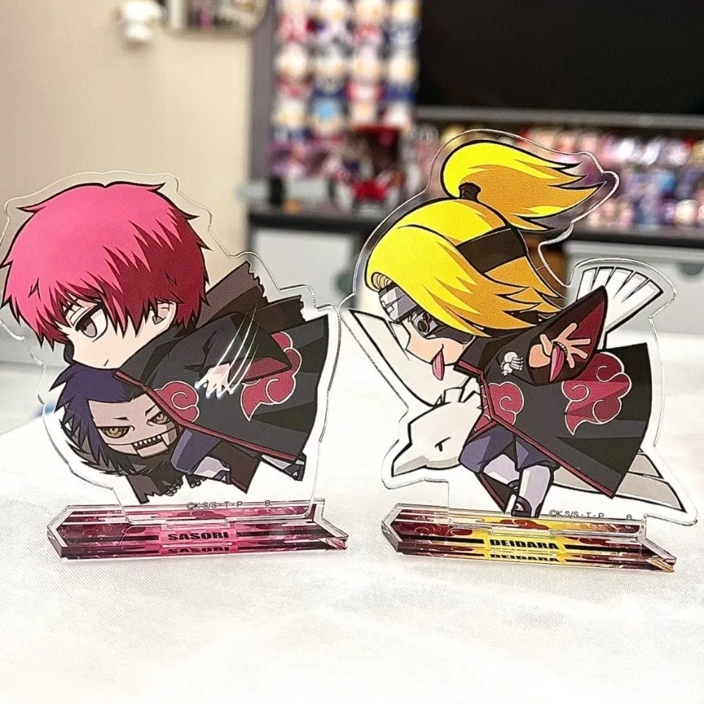 

NARUTO Acrylic Stand Figure Sasori Deidara Anime Peripherals Fashion Originality Delicate Good-looking Desktop Ornament A Set