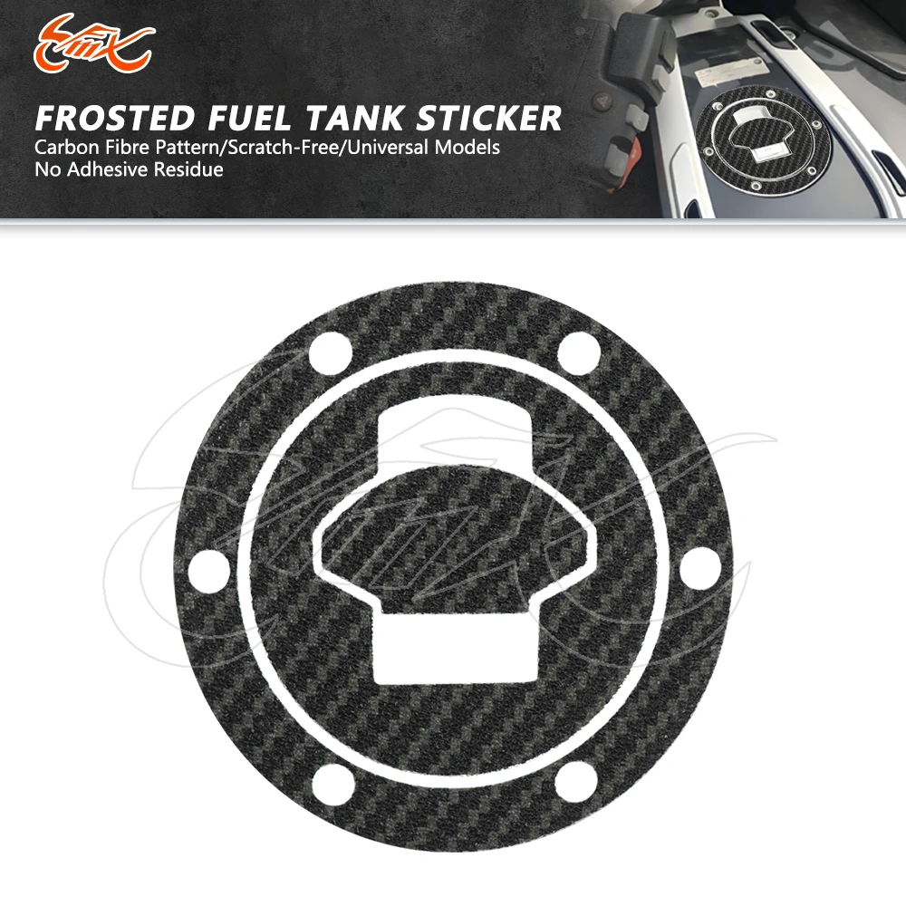 

Carbon-Look Frosted Motorcycle Fuel Tank Cap Cover Sticker Decal Fit for F650CS/GS R1200RT/ST R1150 K1200 S/R/RS/GT R1200GS /ADV