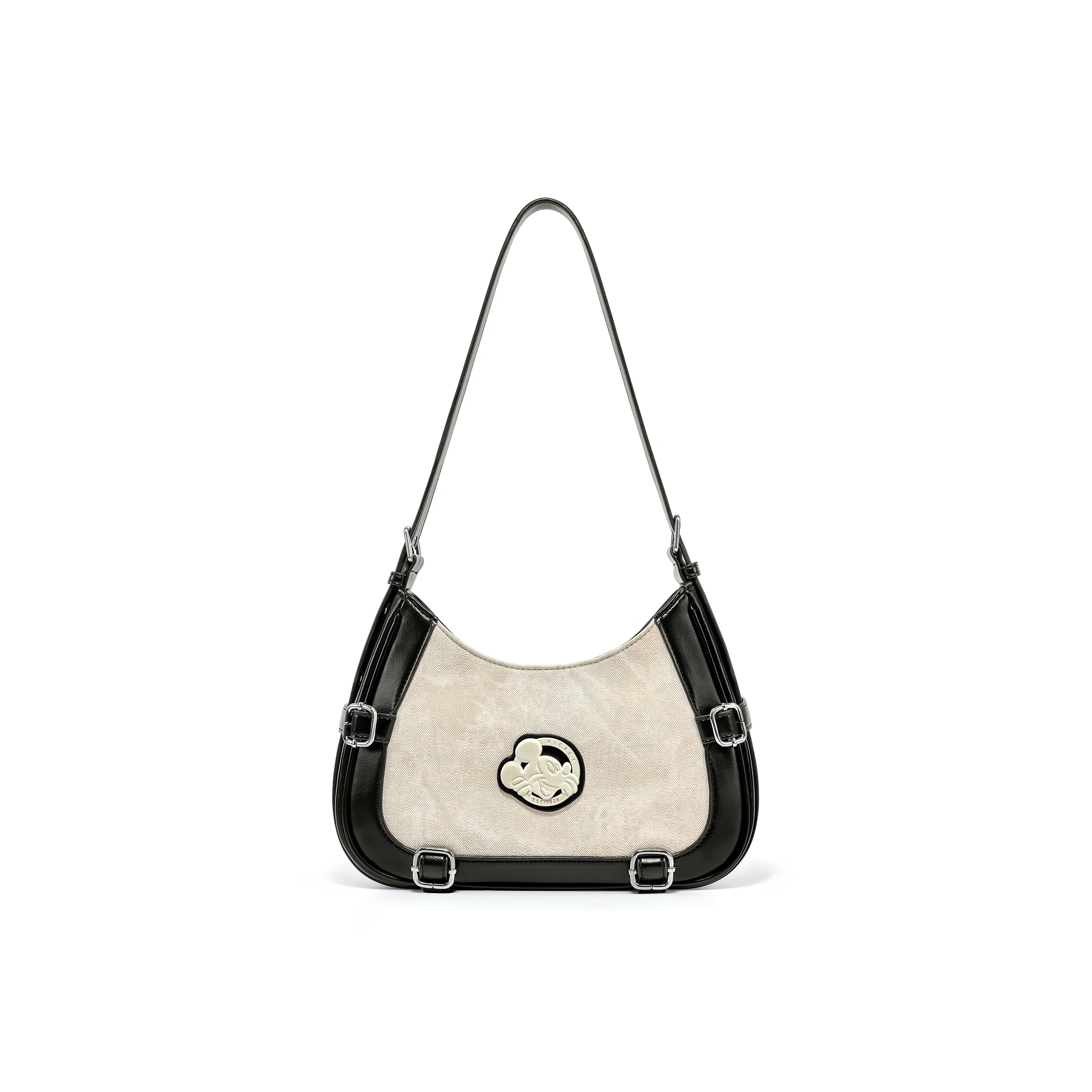 Disney Mickey Mouse Pu Handbag, Shoulder Bag Regular Women's Pink Brown BMK-71486P