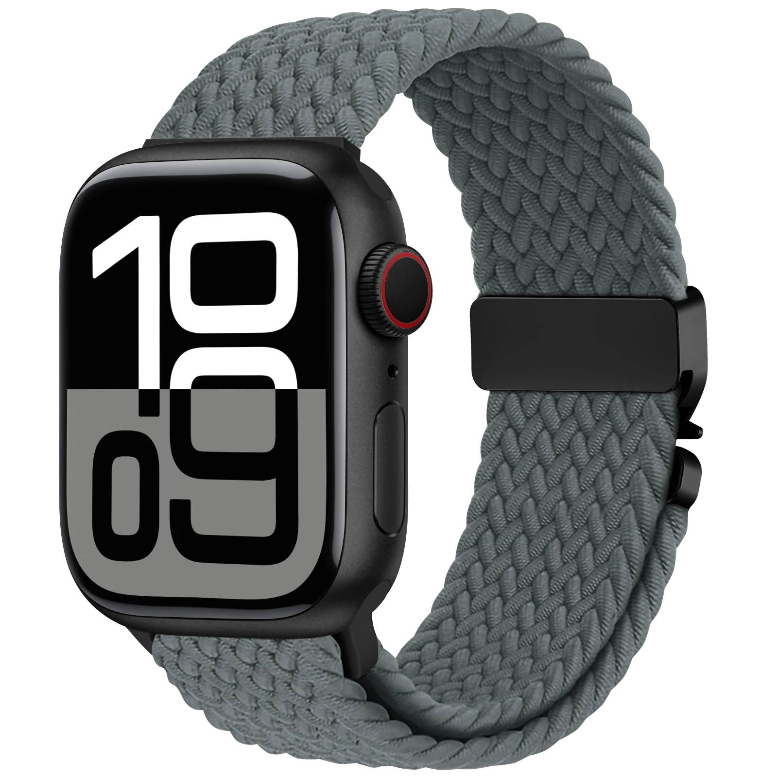 حزام مضفر لساعة أبل باند 45 ملم 44 ملم 46 ملم 42 ملم 49 ملم 40 ملم 41 ملم 38 سوار IWatch Series 10 SE 9 8 7 6 Ultra 2 band 49 ملم
