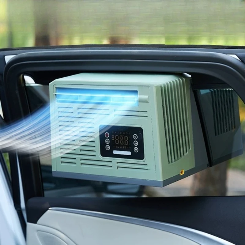 Car Air Conditioning Portable Refrigeration Mobile Air Conditioning Small Parking Outdoor Mini Window Frequency Conversion