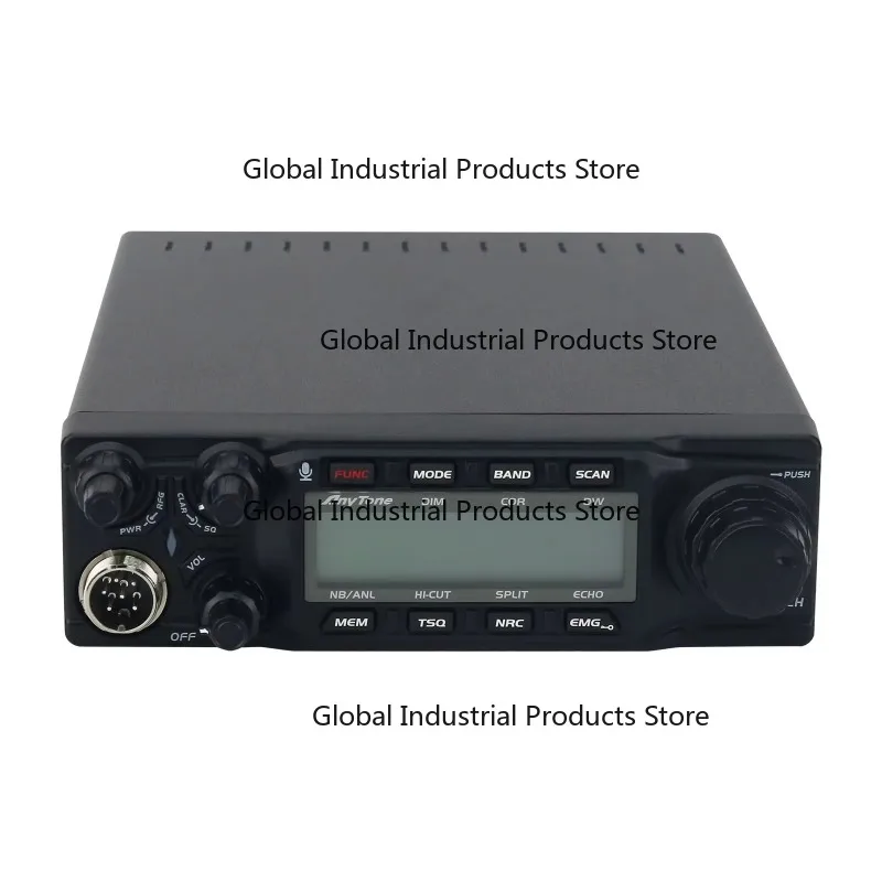 AnyTone AT-6666PRO 28-29.7MHz 10-Meter 40-Channel Amateur Radio AM/FM/USB/LSB/PA/CW Mode Radio Transceiver + Programming Cable