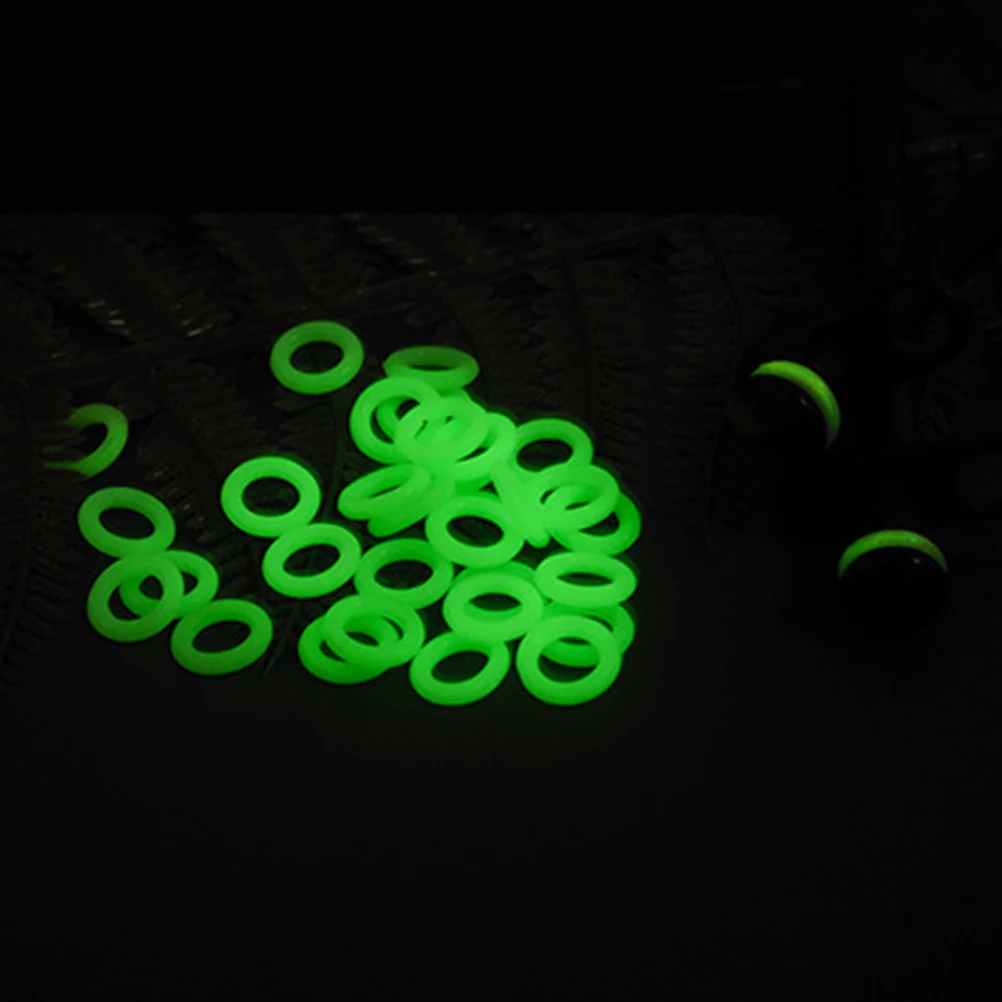 

Silicone Ring Night Vision Camp Tent Pegs Accessories Stake Fluorescent Camping