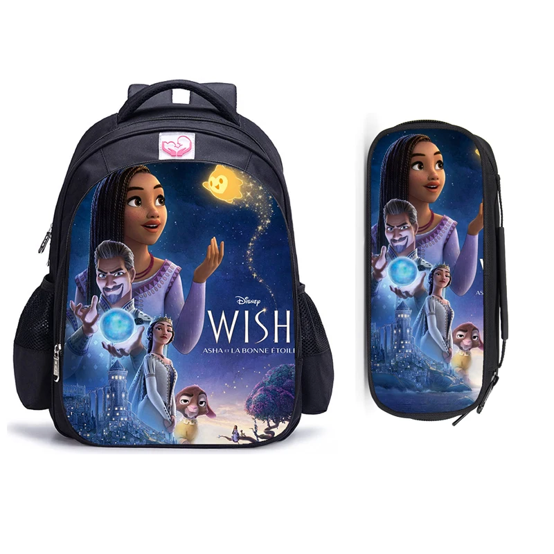 

16 Inch Cartoon Movie Wish Backpack Boy Girl School Shoulder Bag Student Children School Bags College Rucksack Mochila