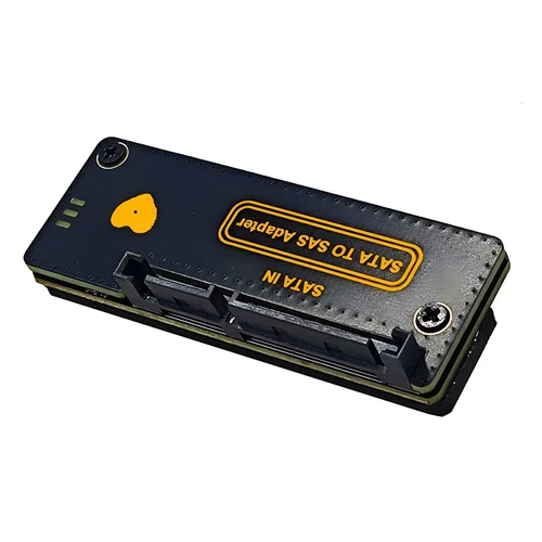 Imagen 1 del producto Adaptador de tarjeta de expansión SATA a SAS 6Gbps SATA (7 y 15), tarjeta de expansión macho de 22 pines a SAS hembra de 29 pines para 2,5 pulgadas y 3,5 pulgadas