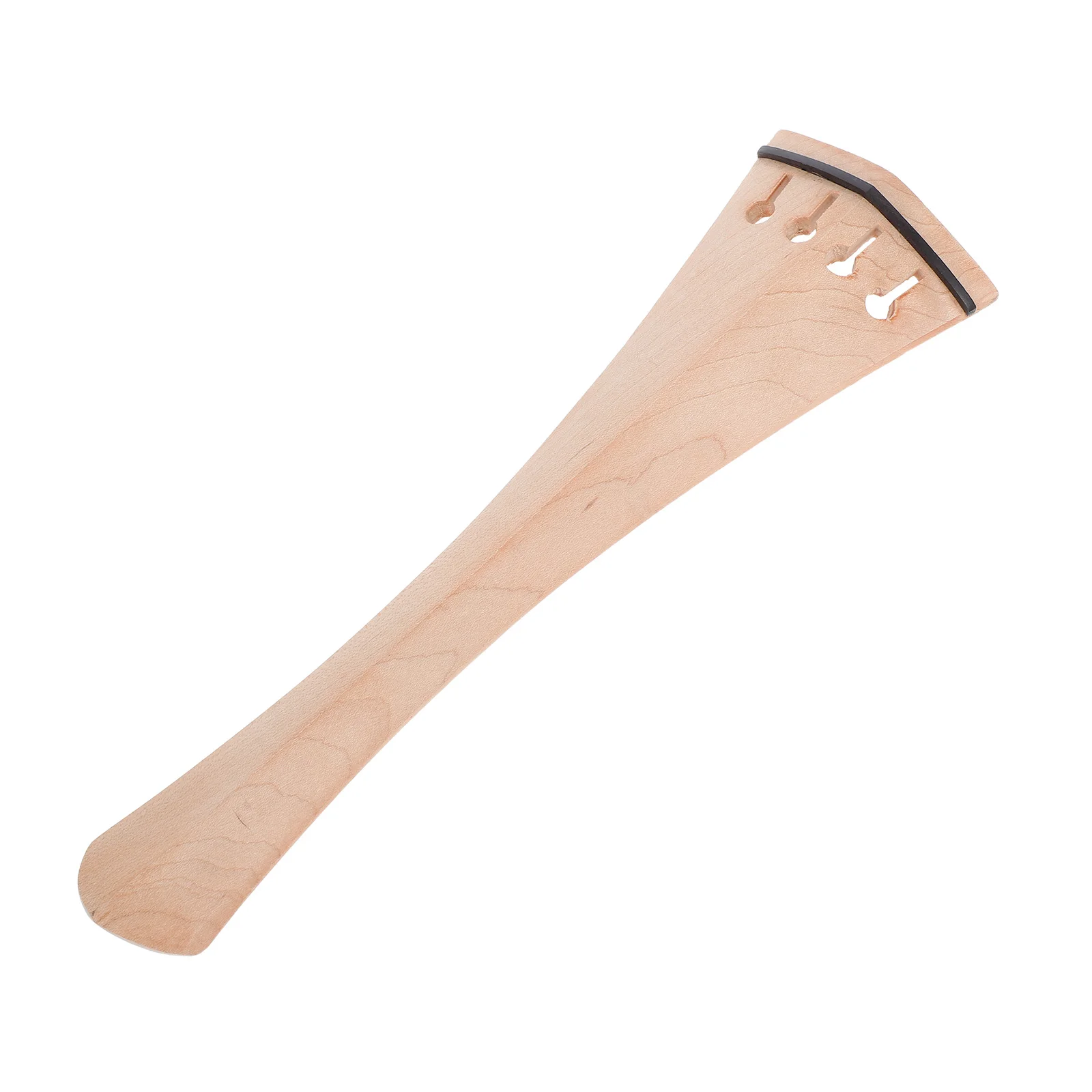 

4/4 Cello Tailpiece Maple Wood Ebony Inlay Solid Durable String Board Professional Replacement Parts Accessories Performance