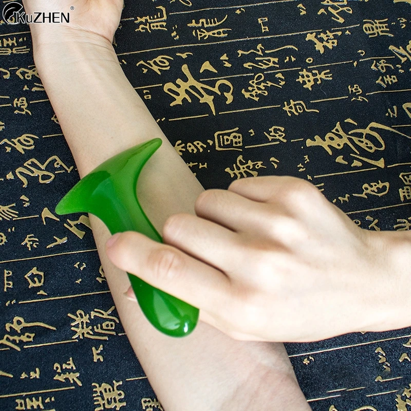 

Смола Гуа Ша скребковая доска точка постукивания палочка для лица массажер для тела меридиан лопата мышцы шейного отдела позвоночника инструмент для релаксации