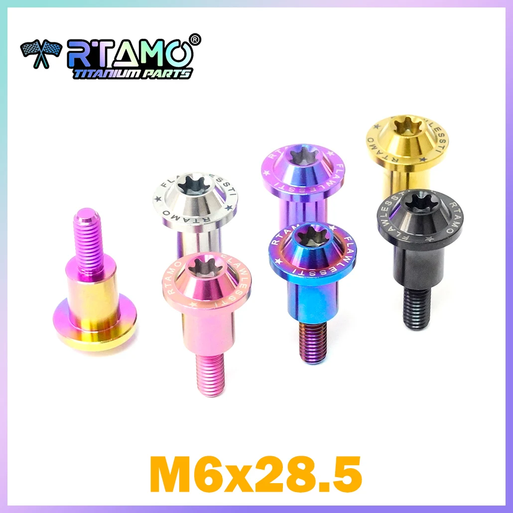 

RTAMO Титановый болт Gr5 M6X28.5мм для головки цилиндра SYM DRG/MMBCU/JET