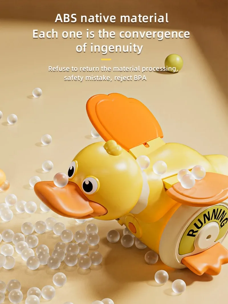 يدفع البطة المضحكة لتعلم زحف الحيوانات الأليفة الكهربائية مع توجيه الزحف الصوتي والضوء #6