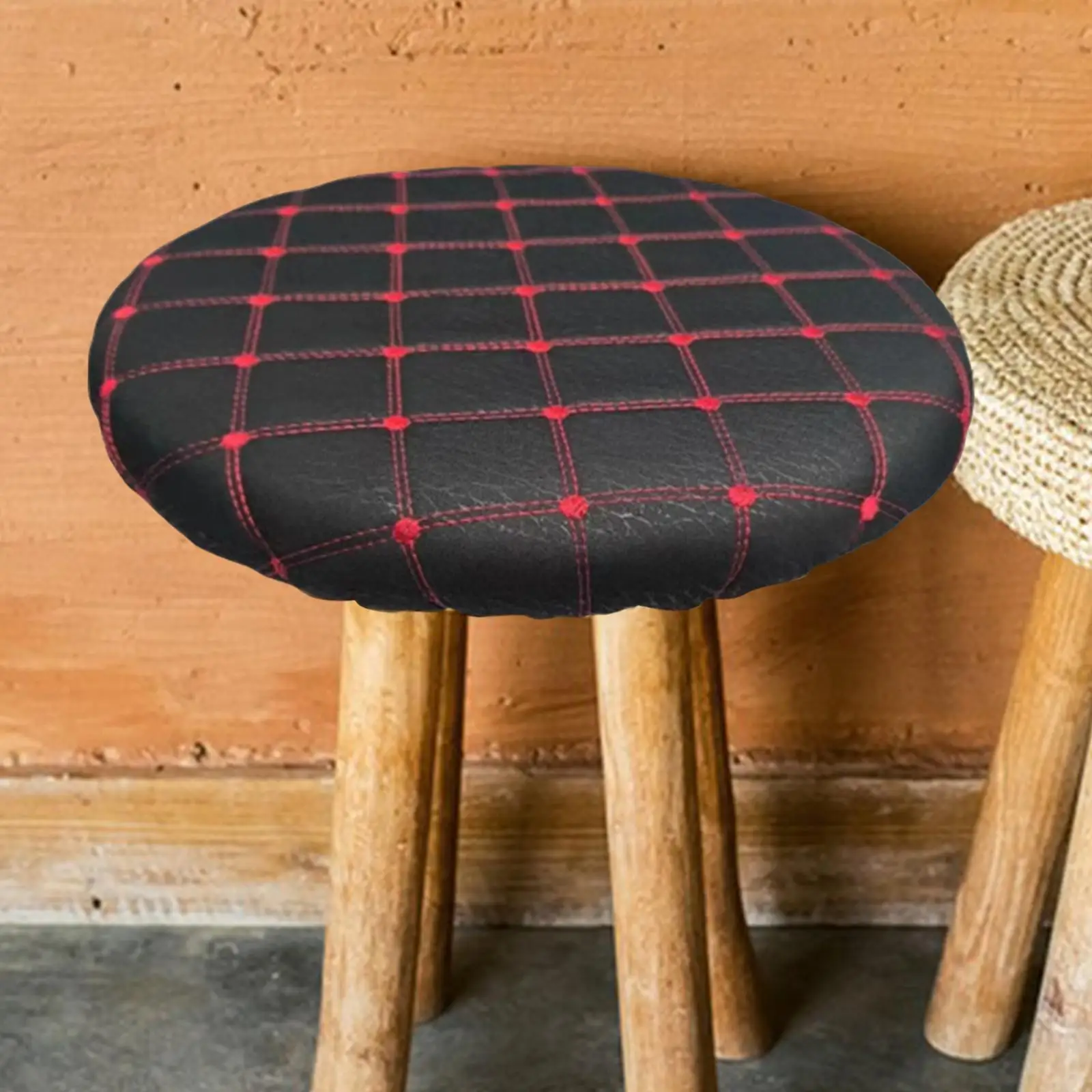 

Чехол для круглого стула, защитный чехол-накидка, декоративный эластичный чехол для обеденного стула, чехол-слипкавер для домашних обеденных стульев и табуретов