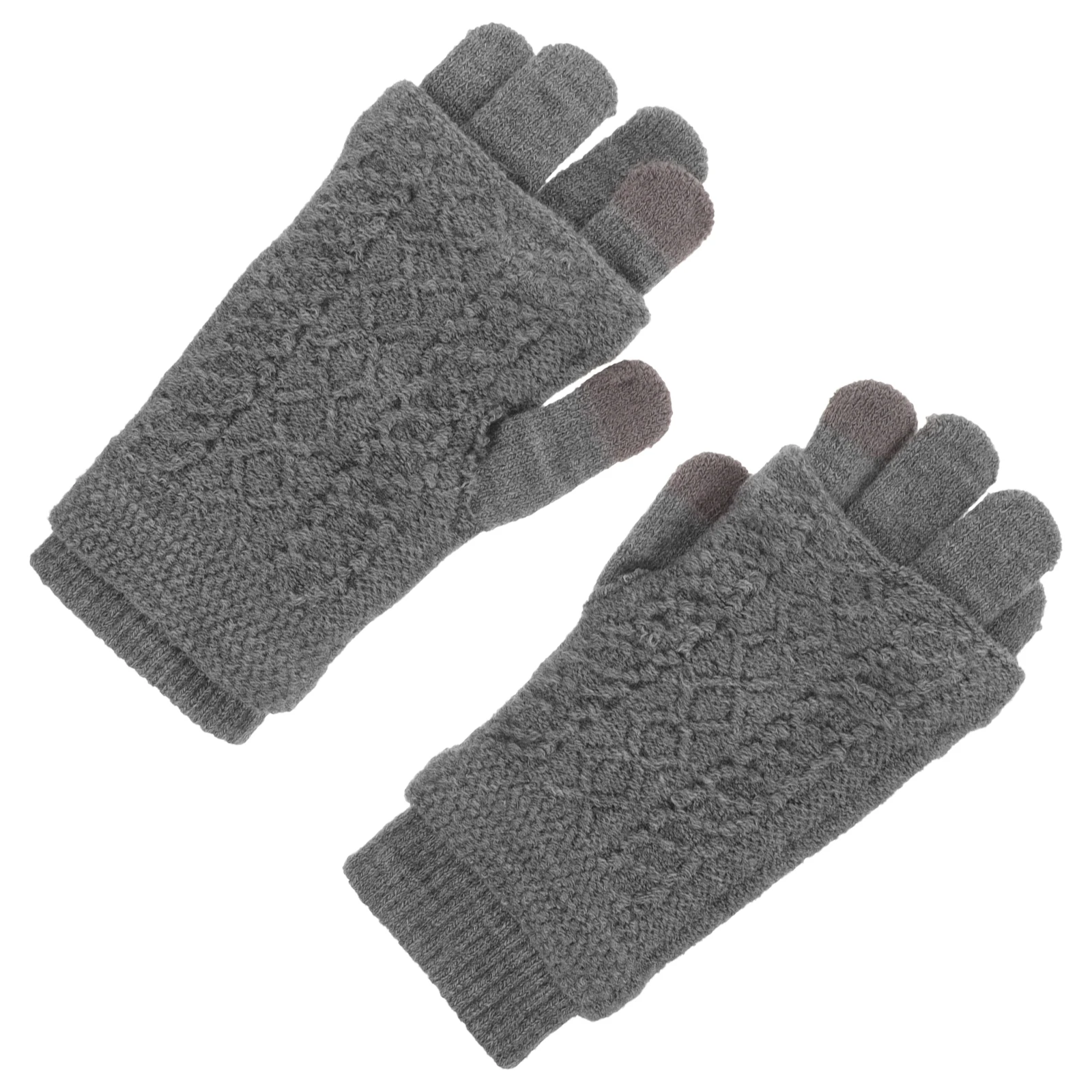 

Warm Touchscreen Gloves Women Outdoor Riding Cold Weather Knit Mittens Girls Winter Camping Hiking Accessories