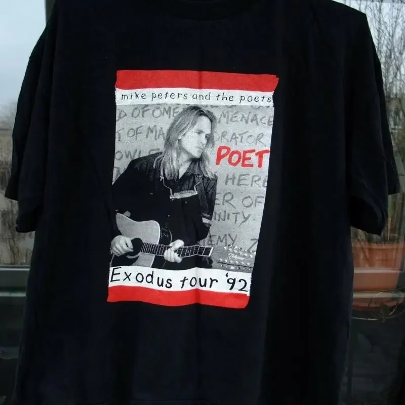Vtg Mike Peters Exodus Tour 1992 Back All Size T Shirt