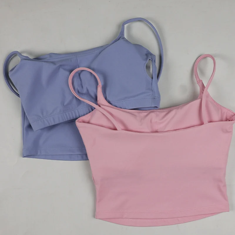Origin Strappy Solid Beautiful Back Yoga Quick Drying Top Running Sports Vest Slim Fit Fitness Yoga Clothing Sportwear Woman Top