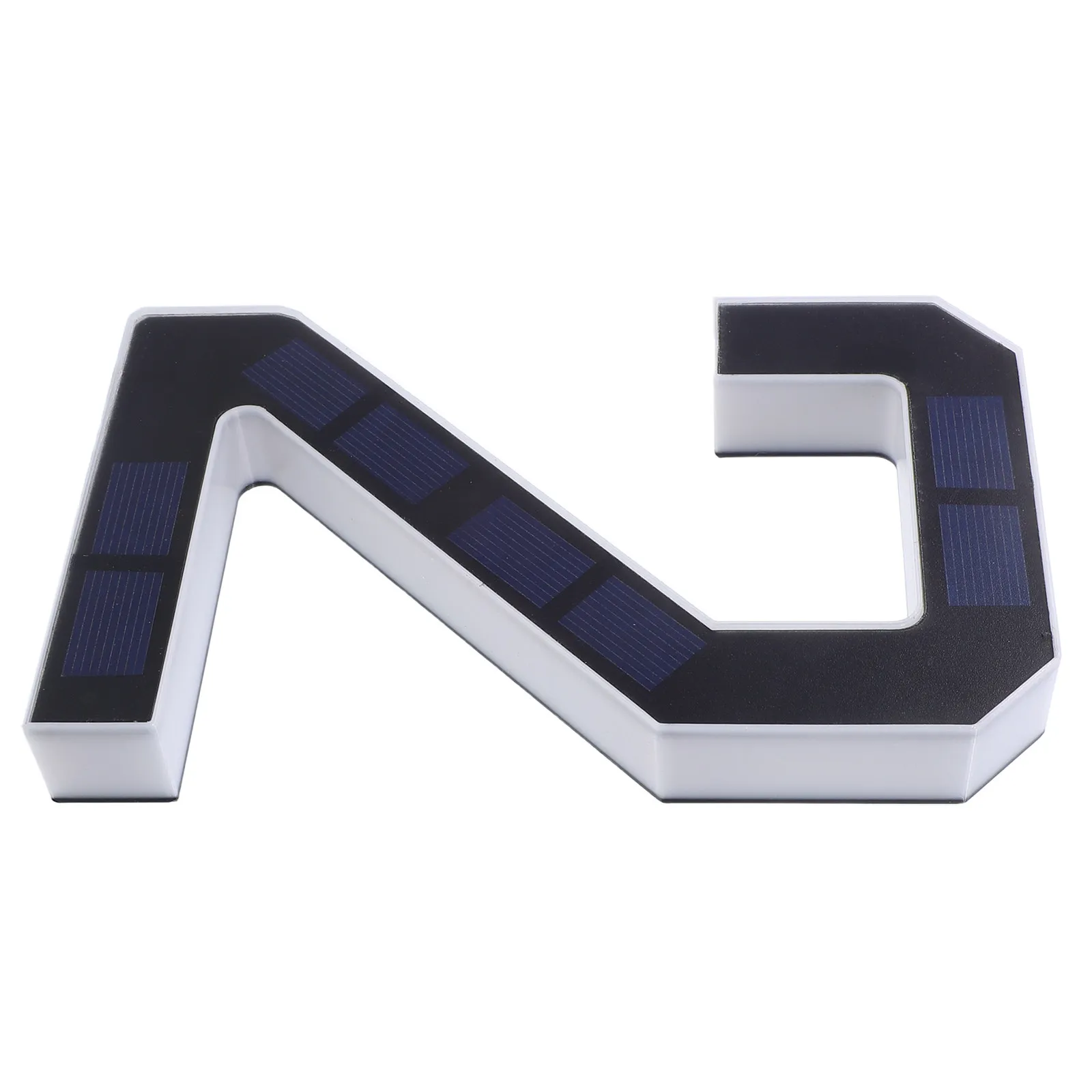 Solar Number Enhances Home Security Plaque Entrance Address Numbers for outside Door Gate Backlit Sign