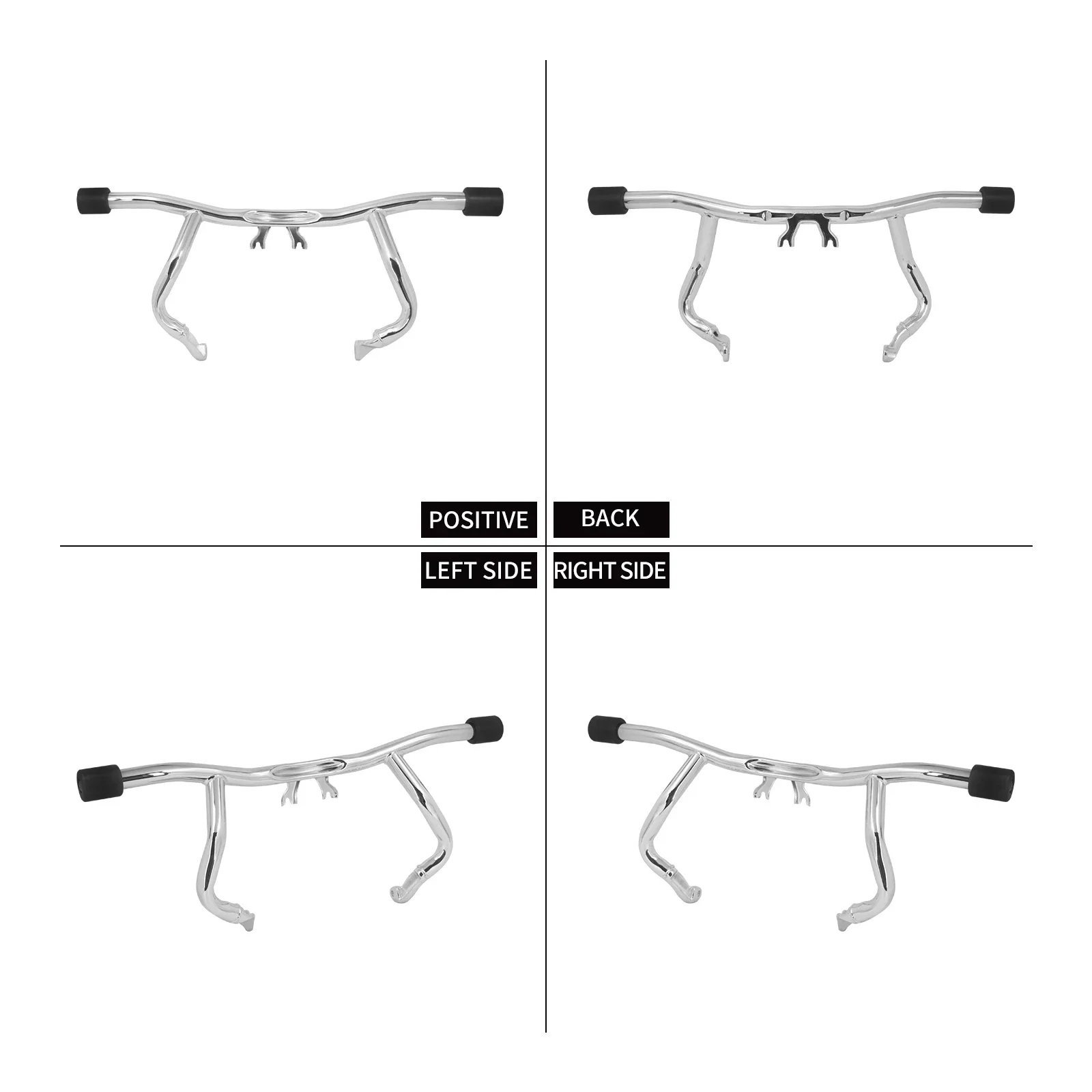 Motorcycle Highway Engine Guard Flat Out Crash Bar Front Falling Protection For Harley Touring Street Glide Road Glide 2014-2025