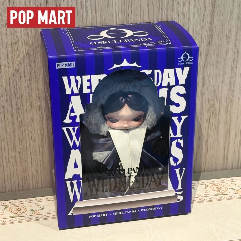 

Горячие оригинальные товары Popmart Skullpanda X Wednesday Series кулон Nefertmore College Uniform Edition слепая коробка фигурка подарки