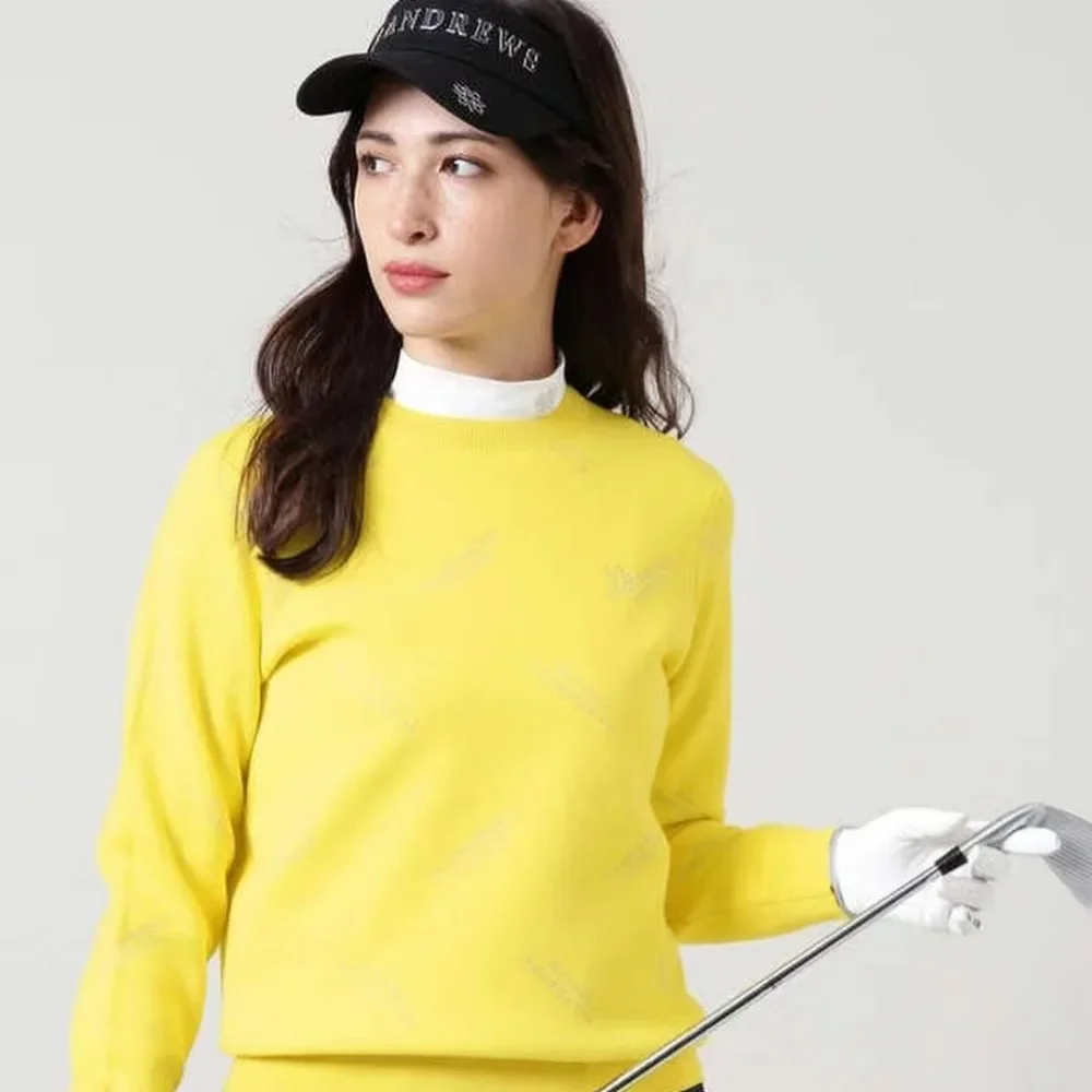 Pakaian olahraga ST ANDREWS! Gaya baru untuk wanita! Desain trendi, sweter rajut Semua cocok untuk Golf, mewah, selera kelas atas!