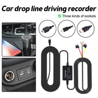 Car Dash Cam Wire  DVR Hardwire Cable Wire Cable Car Charger Kit For Camera Recorder Exclusive Power Supply Box Buck Line Kit